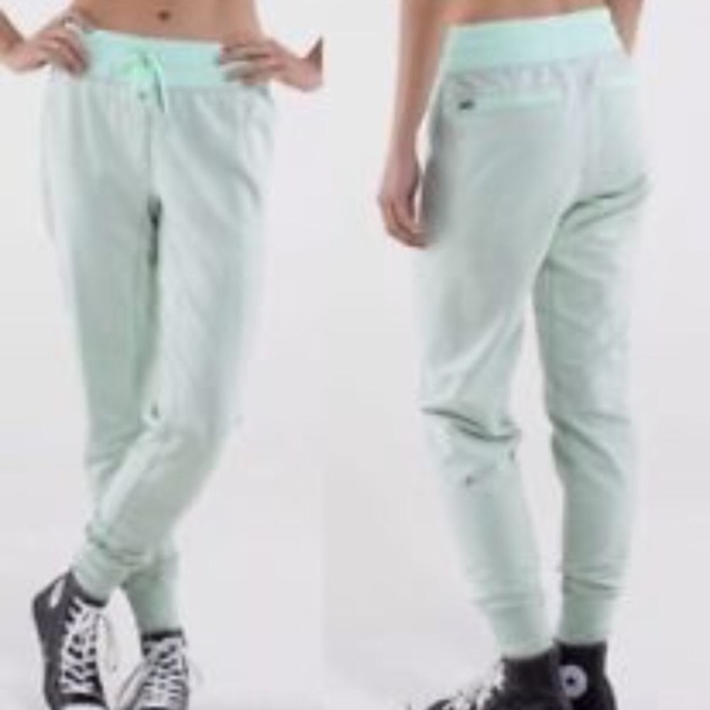 Lululemon Happy Yin Year mint green joggers